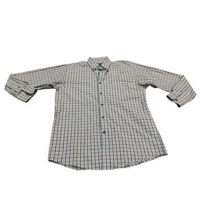 Ariat‎ Pro Series Men Size M Button Down Shirt Long Sleeve Western Cowboy Plaid